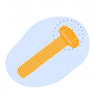 Болт М10x75 мм 40Х ГОСТ 7795-70
