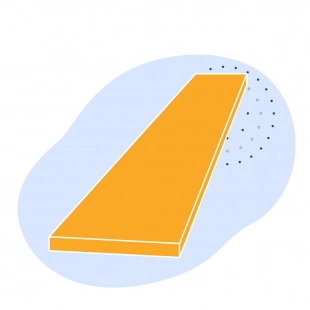 Бронзовая полоса 0.1 мм БрБ2 ГОСТ 1789-2013