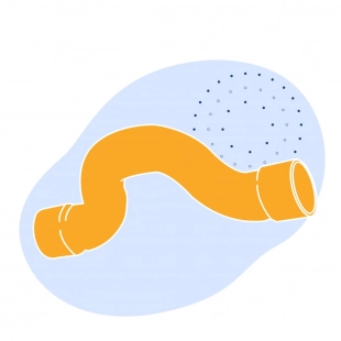 Медный обвод двухраструбный 22 мм М1ф ГОСТ 32590-2013