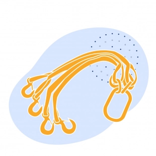 Строп текстильный 4СТ 6 м 10 т