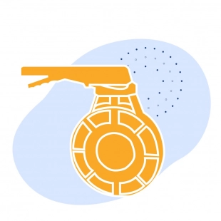 Затвор чугунный дисковый Ду 400 мм Ру 10 кгс/см2 ГОСТ 12521-89