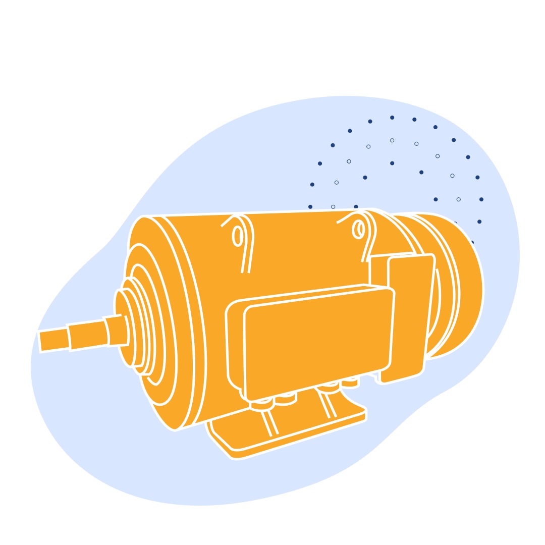 Судовой электродвигатель МАП421-6/12 160 кг