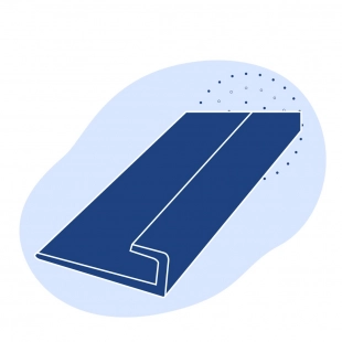 Алюминиевый профиль L-образный 140x19.5x19.5 мм АМц ГОСТ 13737-90