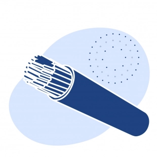 Кабель контрольный медный многожильный 10x1 мм2 КРВБ ГОСТ 1508-78