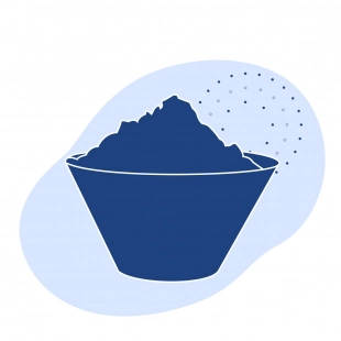 Крахмал модифицированный кукурузный крахмал горячего набухания Е1412 GranStarch MH