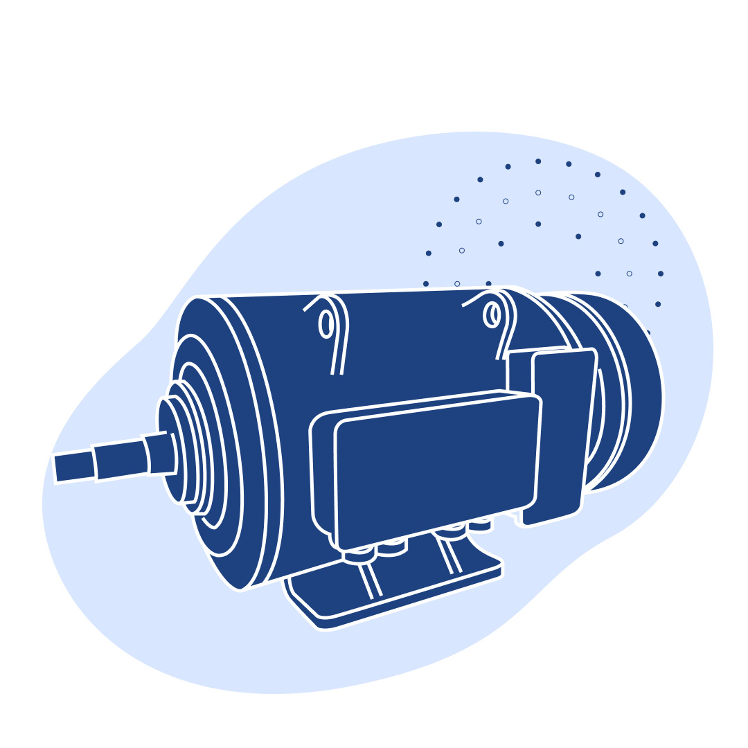 Судовой электродвигатель МАП421-6/12 160 кг